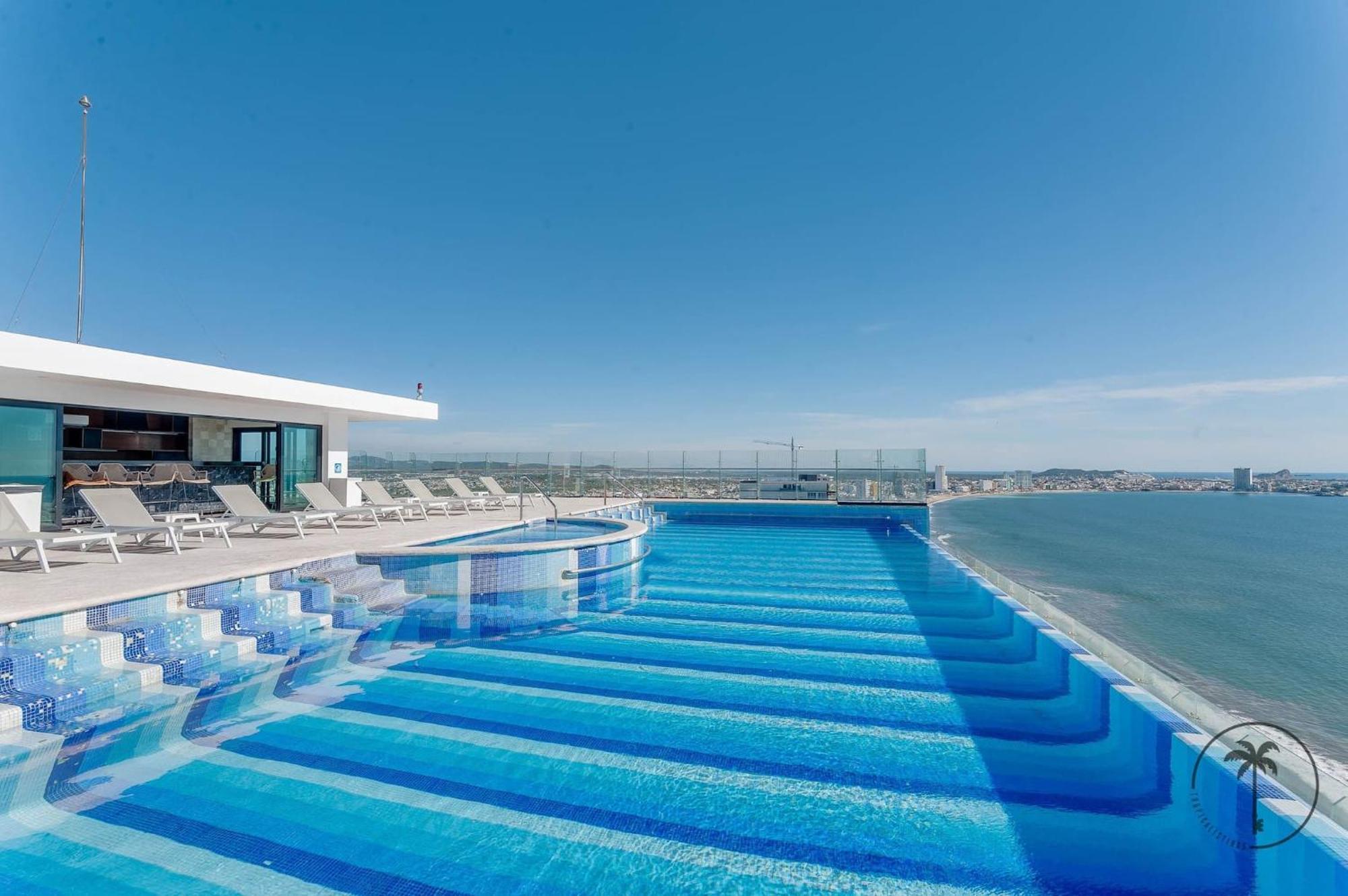 Terraza Con Vista Al Mar Y A Atardeceres Apartment Масатлан Екстериор снимка